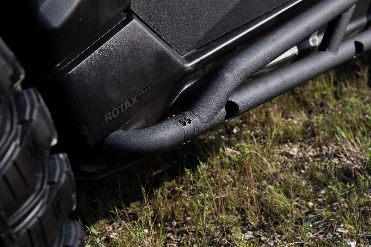 Heavy-Duty Nerf Bars with 1.75” Diameter Steel Tubing, Wrinkle Black Finish B2391