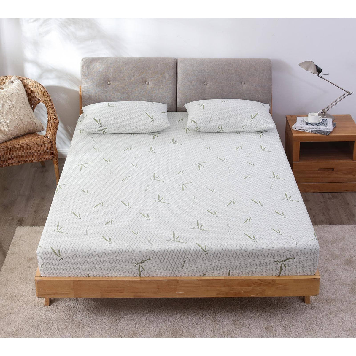 Queen 10x22 Memory Foam Bamboo Mattress Q735215