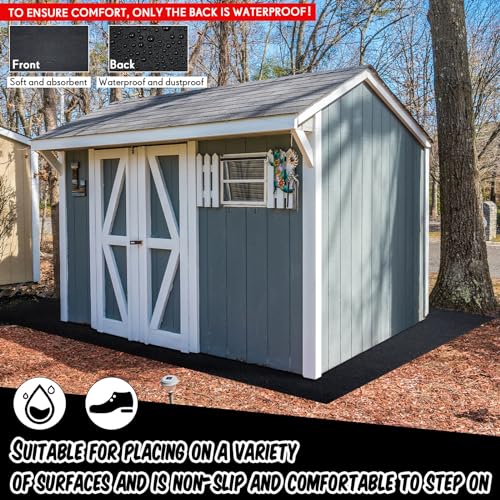 Waterproof Non Slip Outdoor Storage Shed Floor Mat W86803