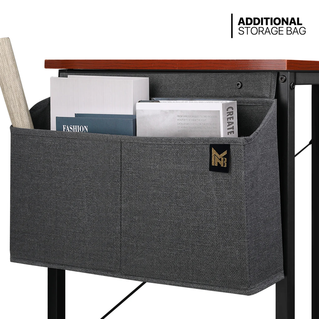 Rolling High Back Executive Chair and Laptop Desk Set B376