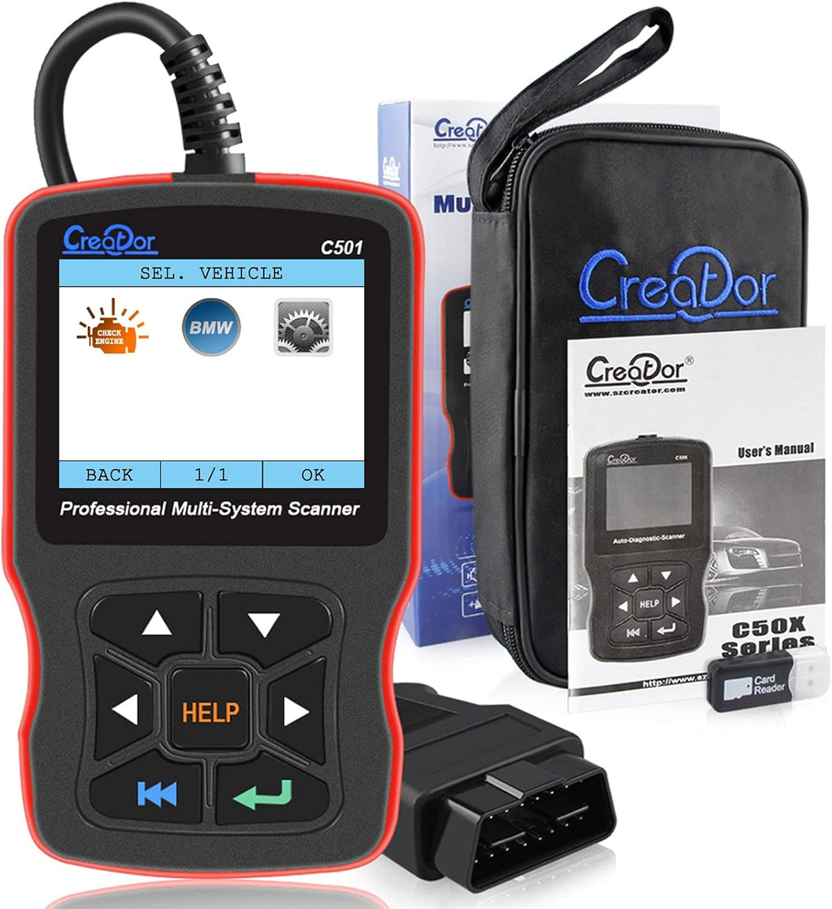 OBD2 Scanner Multi System Scan Tool M890