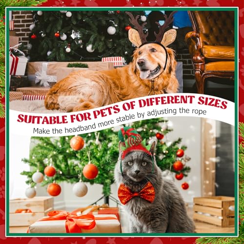 Christmas Pet Headband with Adjustable Rubber Band A656051