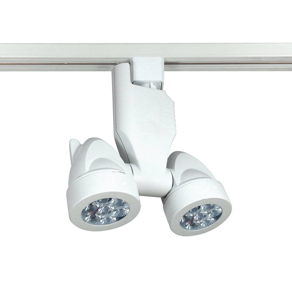 One Light Dual Track Head Black Fixture A255
