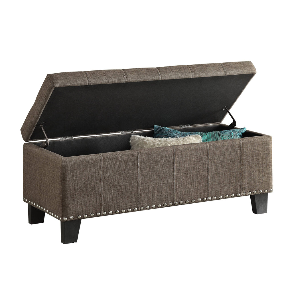 Brown Storage Bench G2338