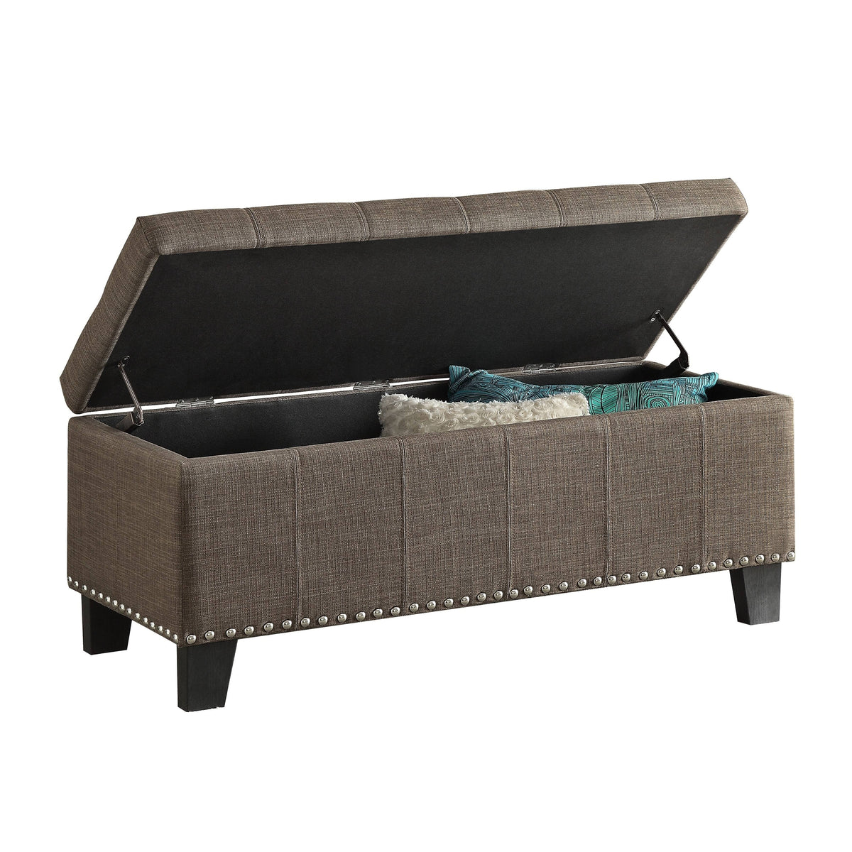 Brown Storage Bench G2338