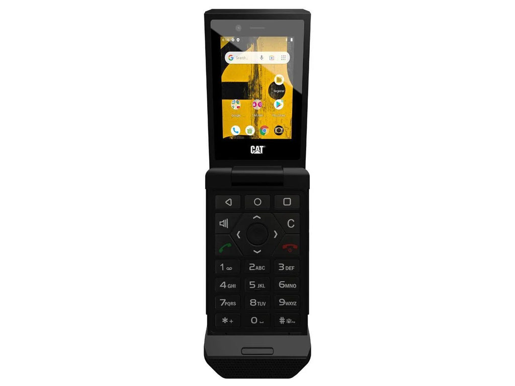 IP68 Rugged Flip Phone Black 16GB 4G LTE GSM Unlocked 2GB RAM M91698