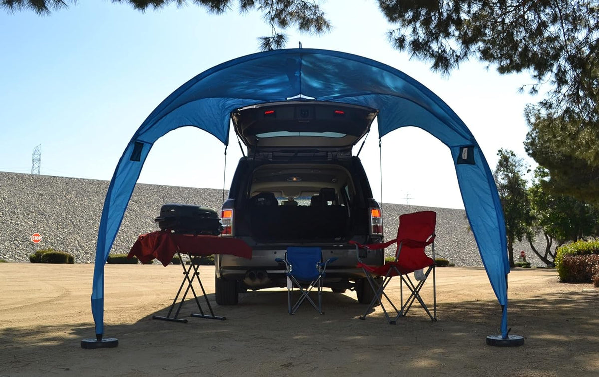 Blue Portable Sunshade Canopy Tent U807069