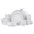 24-Piece Porcelain Blue Dinnerware Set Z2726
