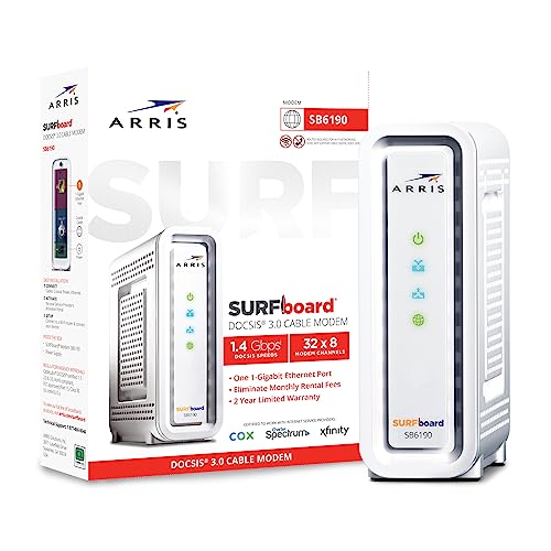 White DOCSIS 3.0 Cable Modem P2096
