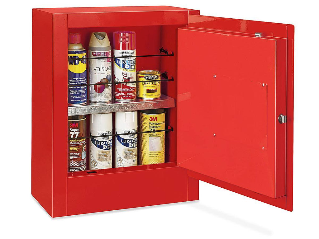 Red Manual Doors Flammable Storage Cabinet Y852166