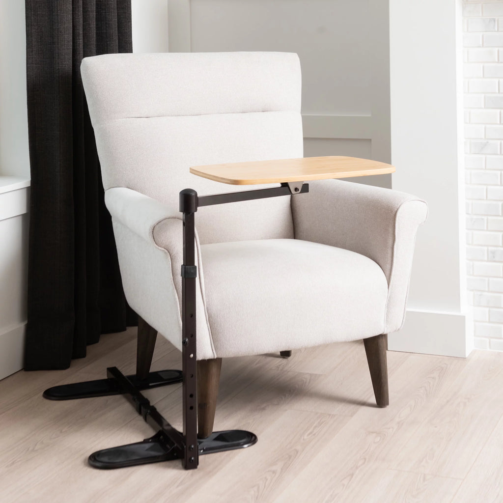 Swivel TV Tray Table Adjustable Laptop Desk and Dinner Tray D1469