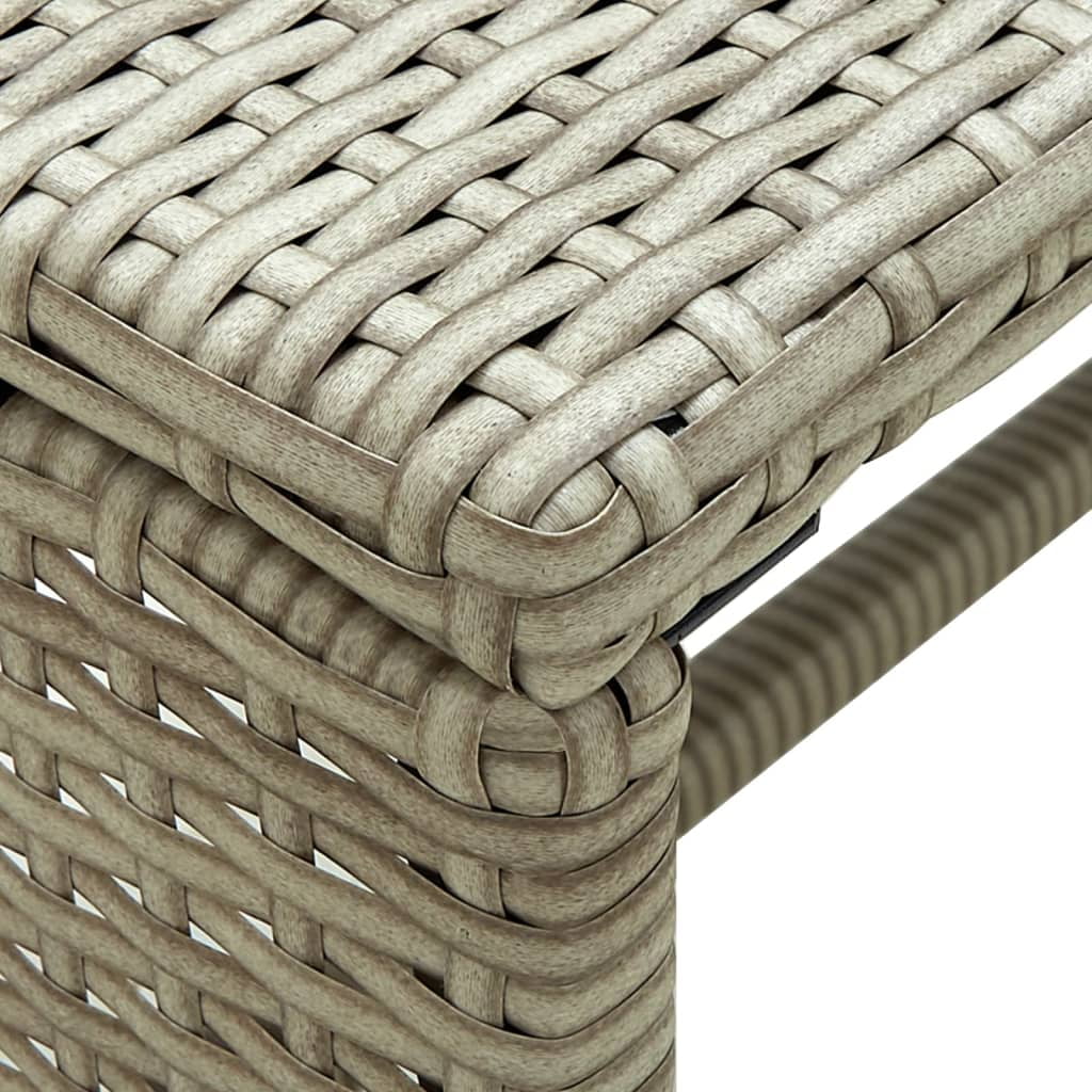 Beige Poly Rattan Coffee Table G52661