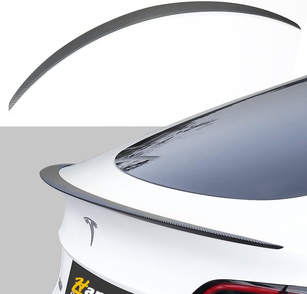 Matte Carbon Fiber Rear Trunk Spoiler A423209