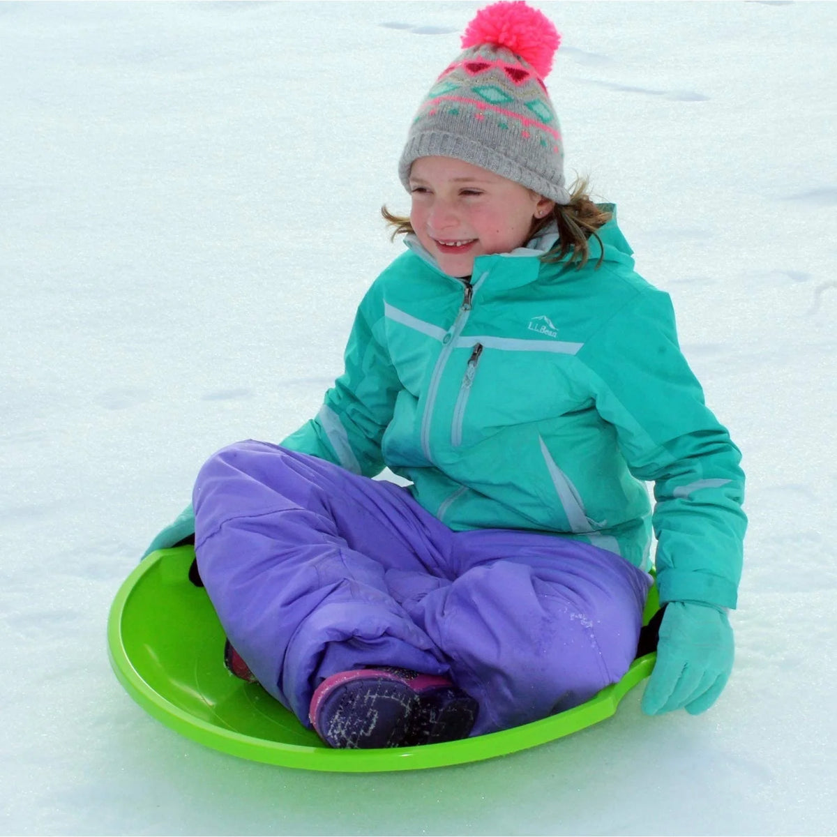Green/Orange Flying Saucer Sled Combo Pack, 26" W444577