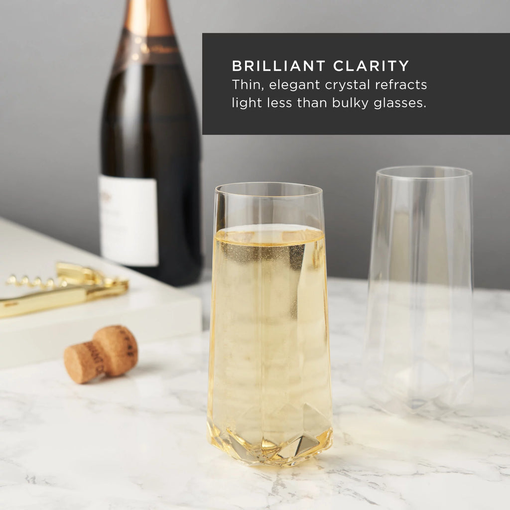 Crystal Champagne Flutes Gift Set M74430