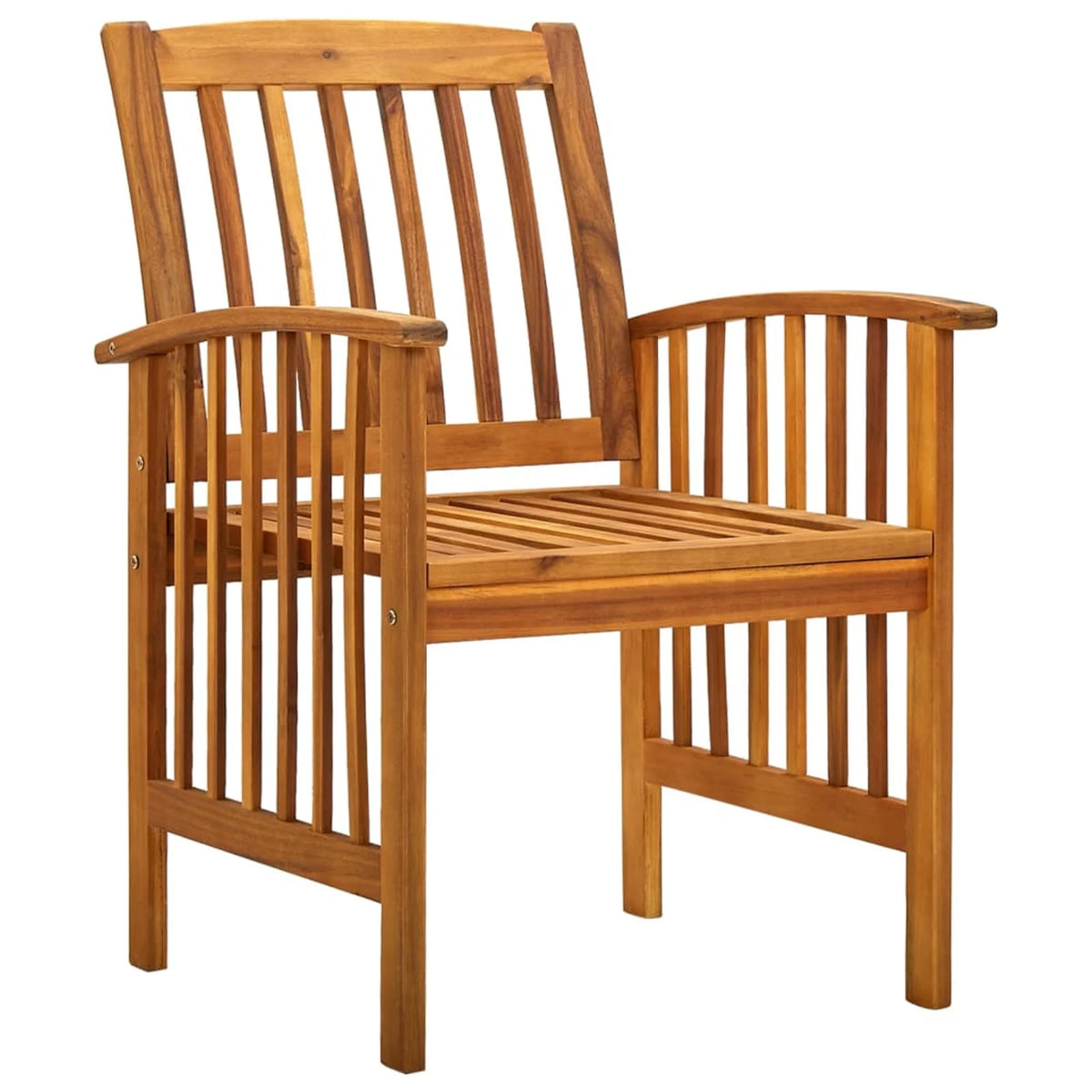 Garden Dining Chairs 2 pcs with Cushions Acacia Wood I81892