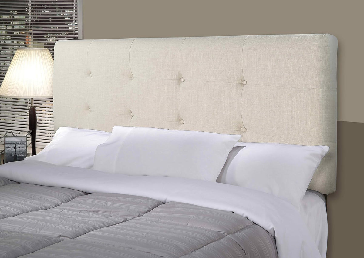 Beige California King Sized Padded Headboard I974176