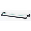 Bronze Glass Shelf with Towel Bar J457717