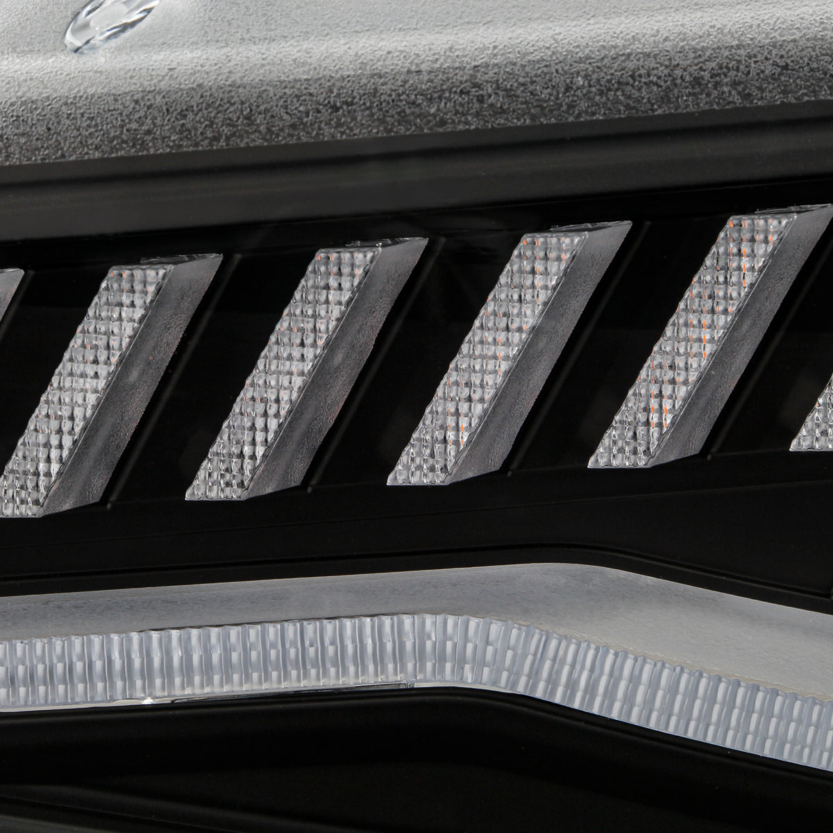 Black LED Projector Headlights Pair C5099