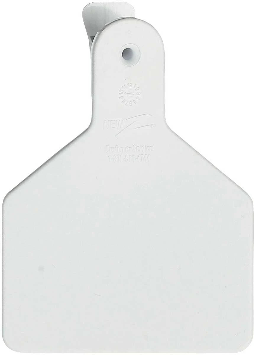 100 ct White Calf ID Ear Tags Y84000