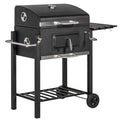 Black Charcoal BBQ Grill S198