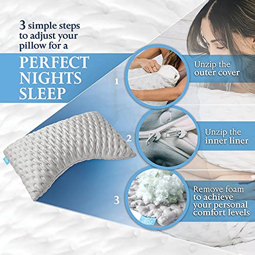 King Size Adjustable Memory Foam Pillow A3663