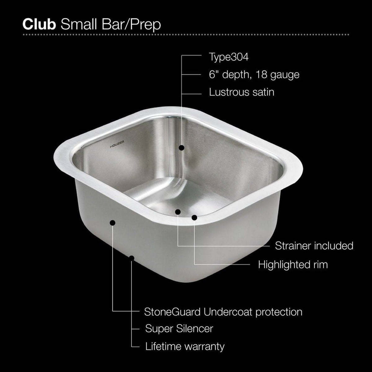 Undermount Bar Sink I2628