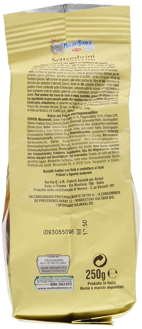 Italian Biscuits Cookies 8.81 Ounce J50471