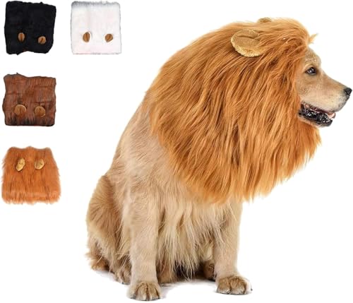 Adjustable Lion Mane Wig for Dogs F926