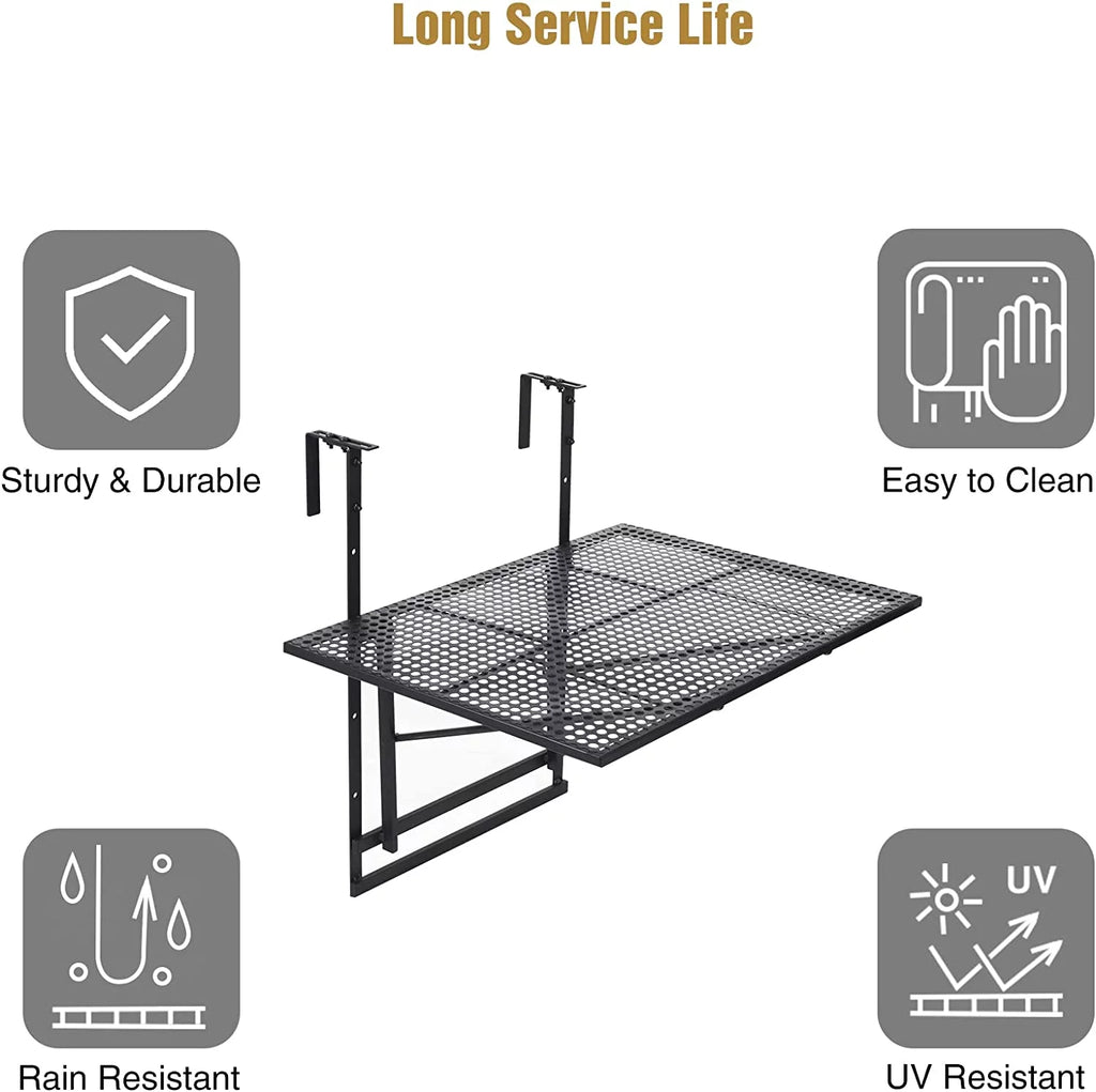 Folding Hanging Table 5 Height Adjustable W2854