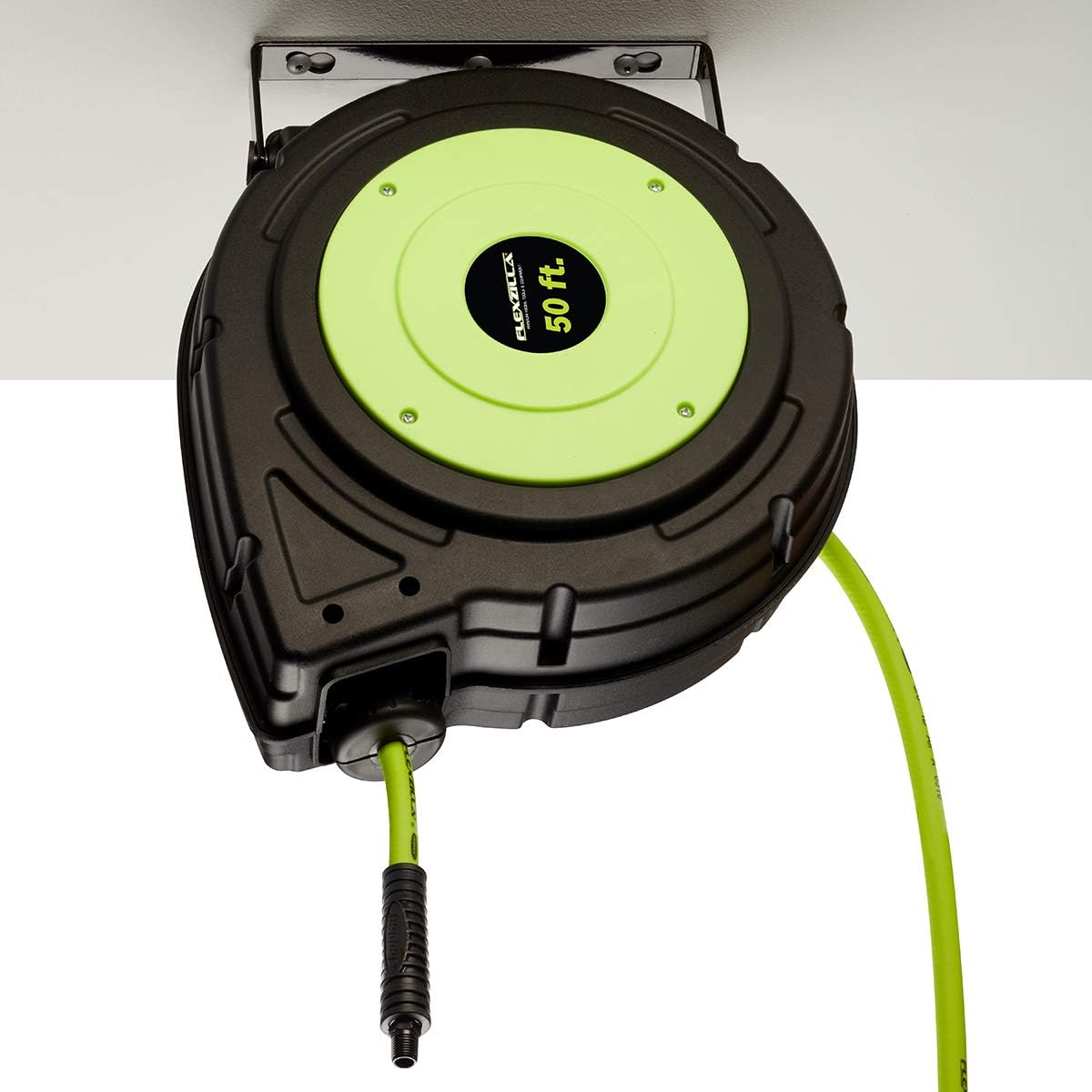 Retractable Enclosed Plastic Air Hose Reel, 3/8 in. x 50 ft W4672