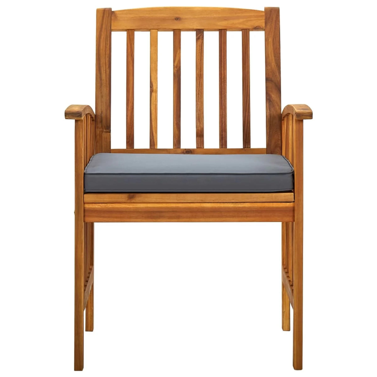 Garden Dining Chairs 2 pcs with Cushions Acacia Wood I81892