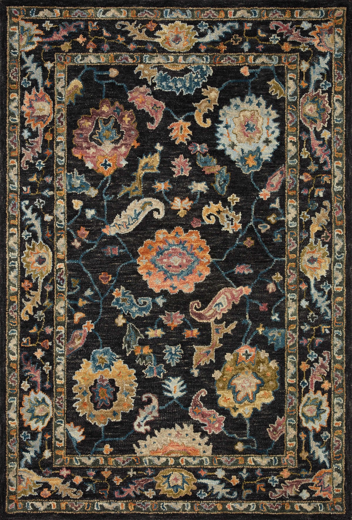 Black Multi 8'6 x 12' Rug F1663