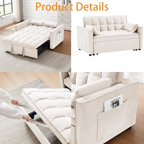 Grey Sleeper Sofa Bed W47443