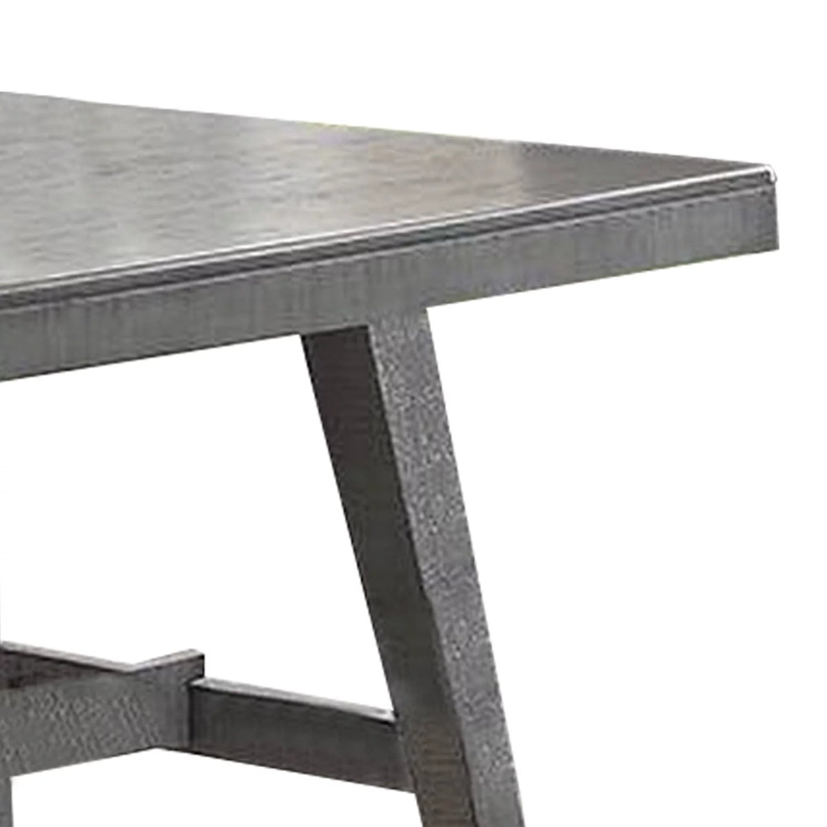 72 Inch Rectangular Dining Table with Flared Legs A3298