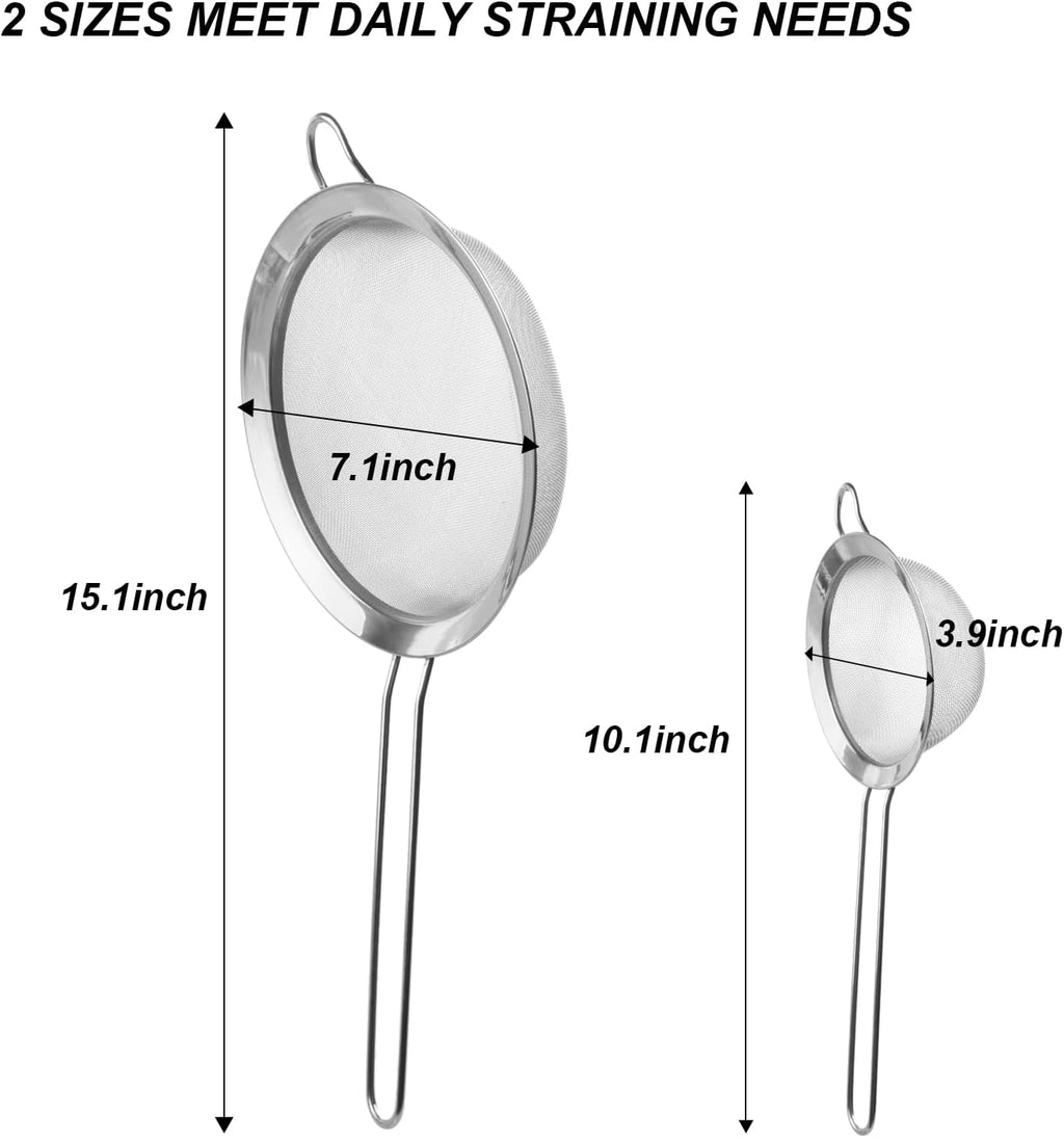 Stainless Steel Fine Mesh Colander Sieve L7401