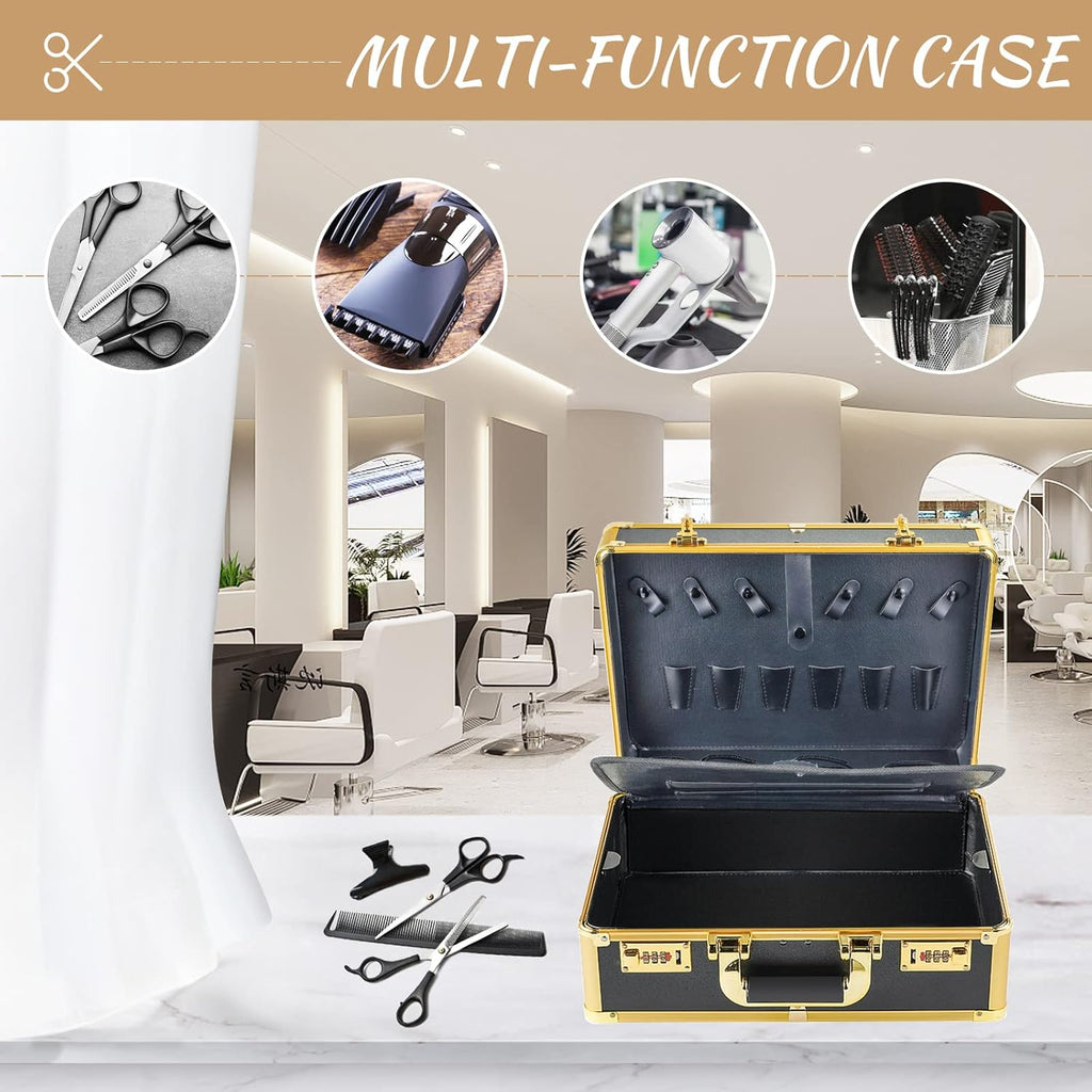 Barber Case with Code Lock Dual Layer 16 x 13 x 6 inch V623