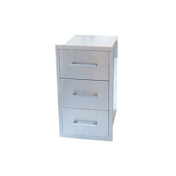Beveled Frame Paper Towel Combo Drawer, 17x22 W83546