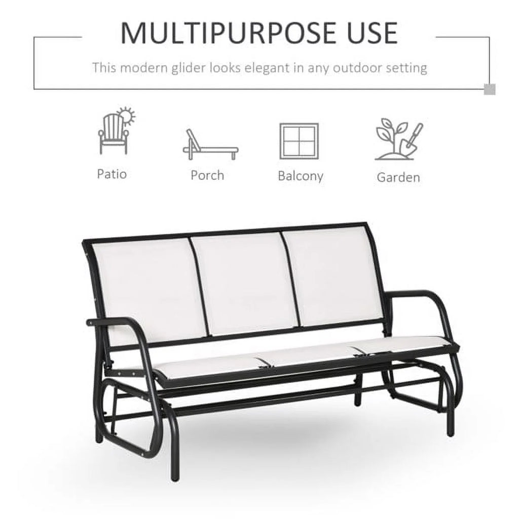 Outdoor Glider Bench for 3 Q66035