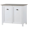 White 2-Door Storage Cabinet V47790