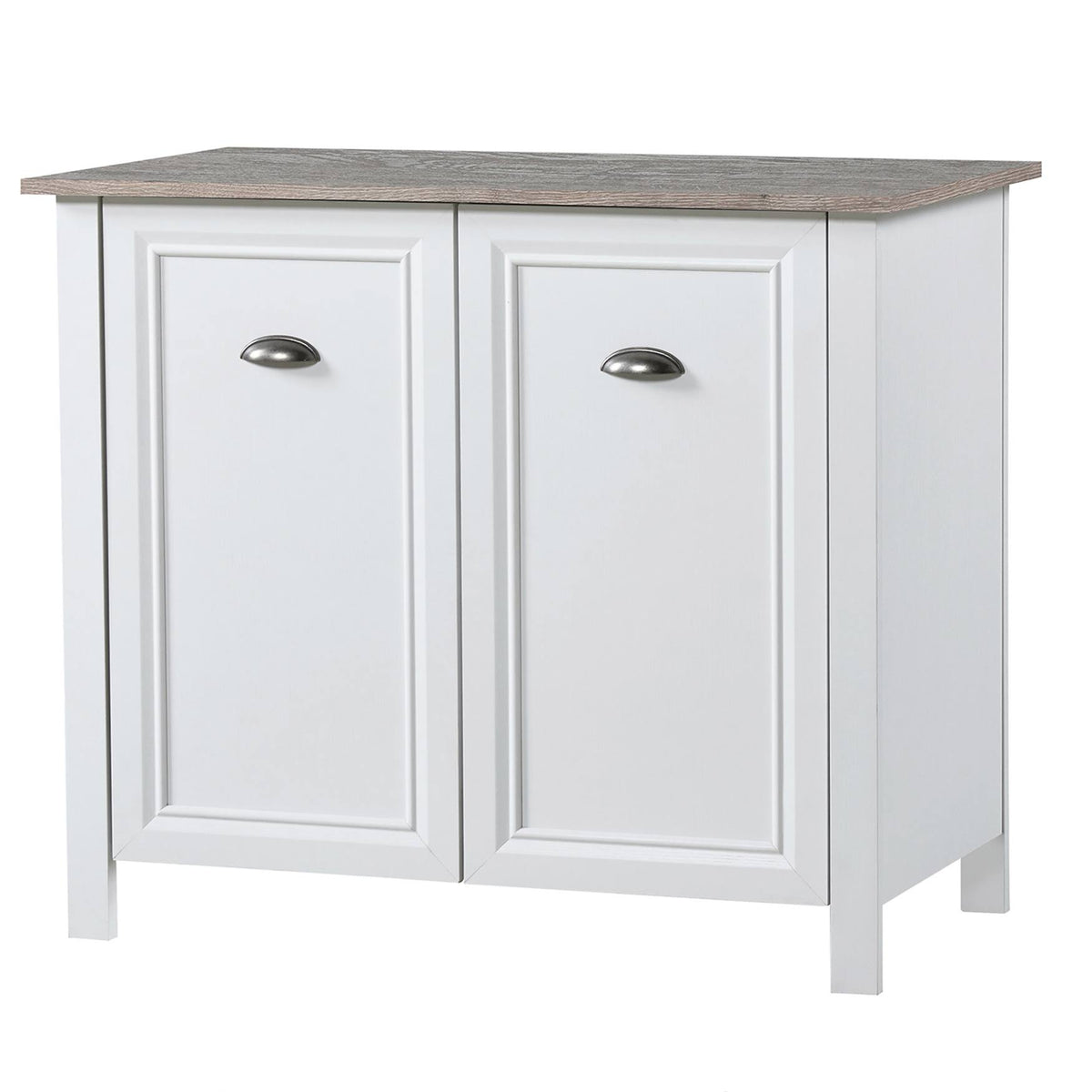 White 2-Door Storage Cabinet V47790