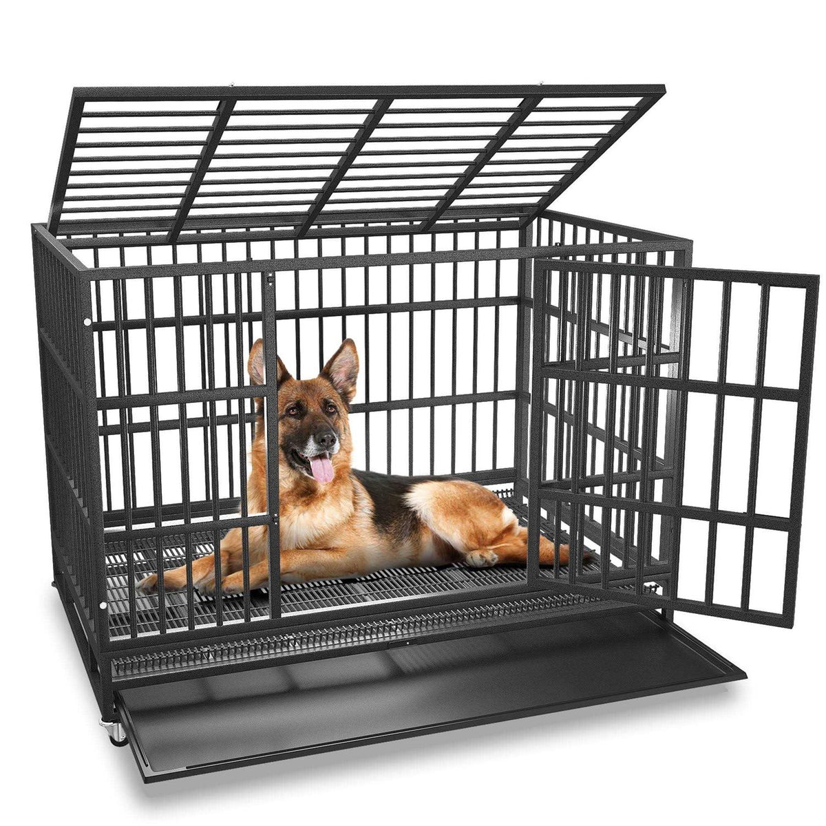 48/38 inch Heavy Duty Dog Crate V322708