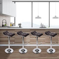 Brown Swivel Adjustable Height Bar Stool M251688