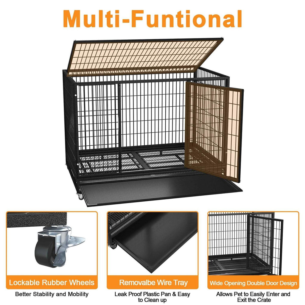 48/38 inch Heavy Duty Dog Crate V322708