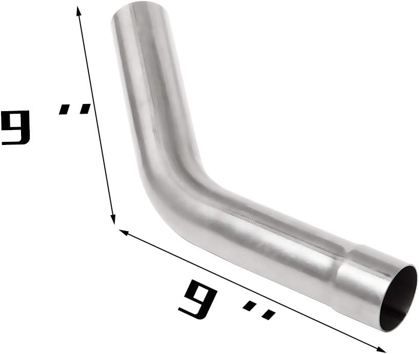 2.5'' T304 Stainless Steel 8PCS Exhaust Pipe Kit N9068