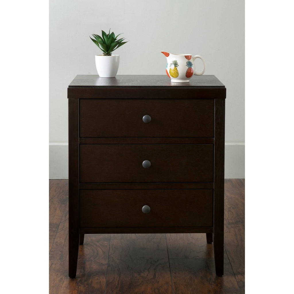 Acacia Wood Rectangle Accent Table Brown M4593