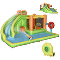 7-in-1 Inflatable Water Slide Bounce House with Carry Bag K3840