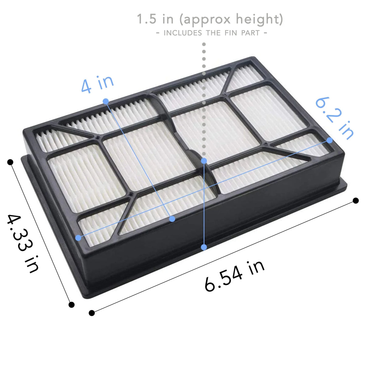 HEPA Media Filter 4 Pack M22401