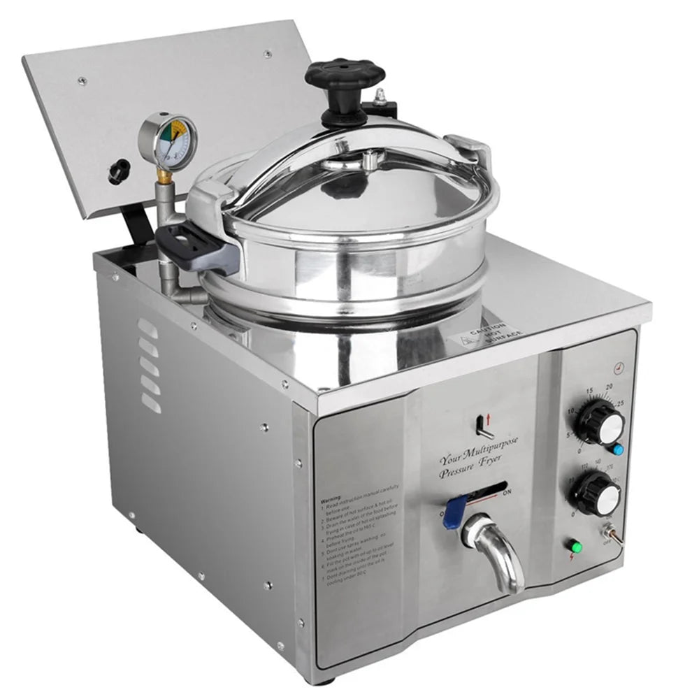 16L Electric High Pressure Stainless Steel Fried Chicken Stove S8017