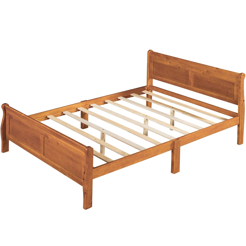 Full Size Wood Platform Bed C77447